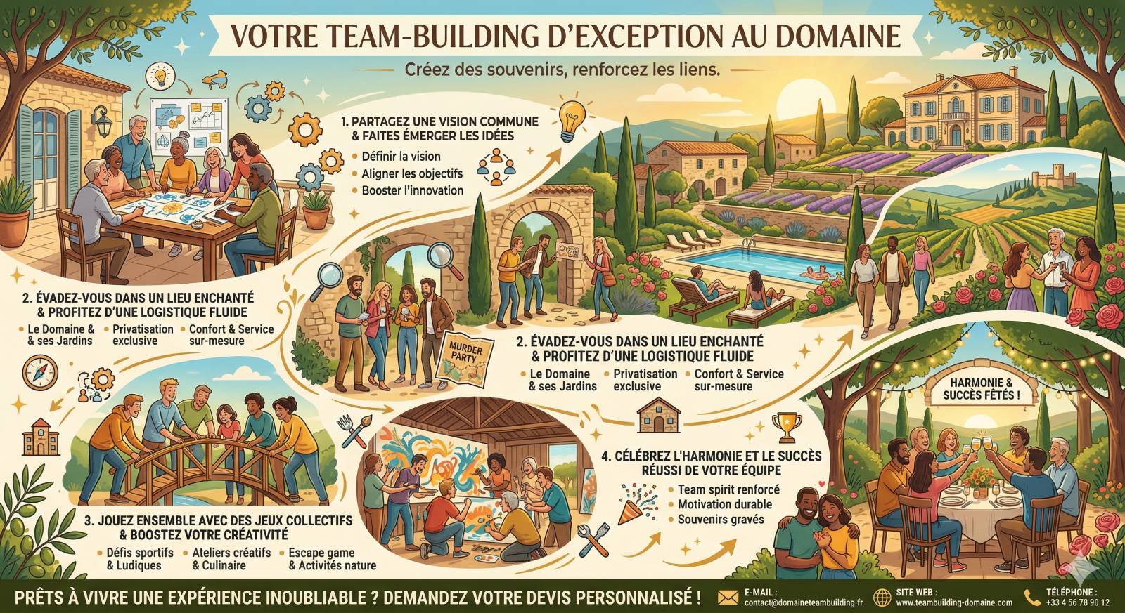 Journée Team Building avec prestataires