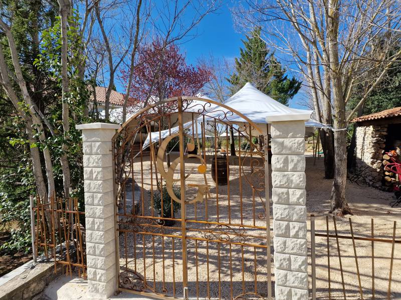 Portail extérieur tente nomade