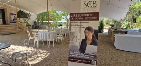 Notre zone d'activité pour ce service Location de salle avec un bel extérieur