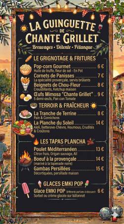 Carte des Tapas