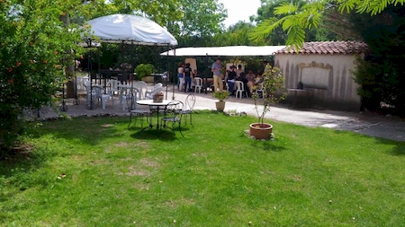 Salle avec extérieur pour journée de travail Aix en Provence